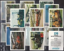 GRANOSE-FULL SET- 150 YEARS OF BRITISH LOCOMOTIVES 1981 (L20 CARDS) EXCELLENT