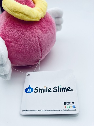 Dragon Quest Smile Slime Plush S Size Angel slime Square Enix official New - Picture 3 of 5