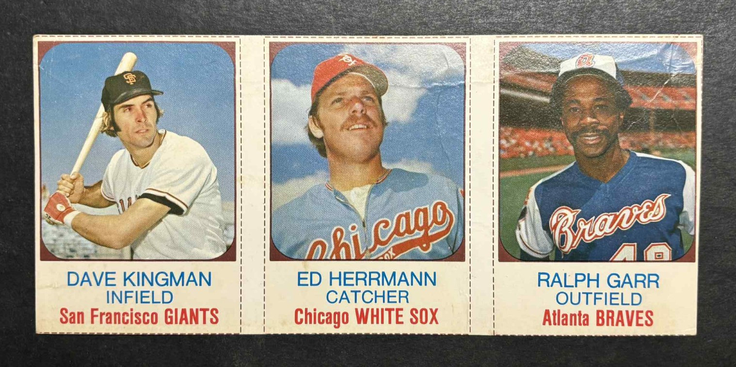 1975 Hostess Panels 85/86/87 DAVE KINGMAN / ED HERRMANN / RALPH GARR - LQQK