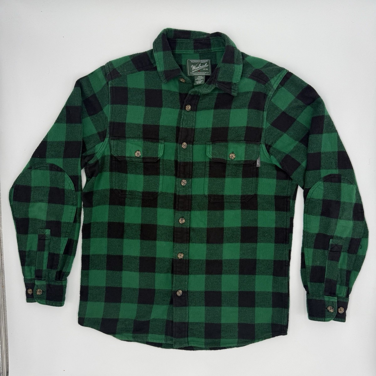 トップス subculture WOOL CHECK SHIRT / GREEN subculture WOOL CHECK SHIRT / GREEN