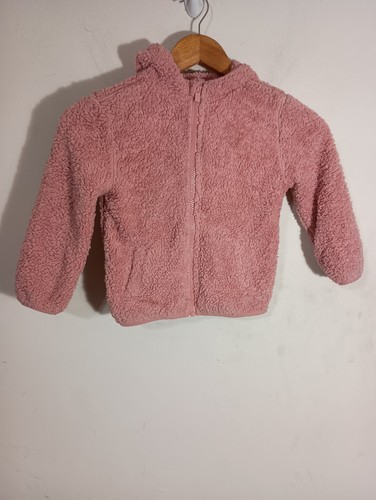 Old Navy Girls Size 4T Sherpa Critter Zip Hoodie - Picture 2 of 4
