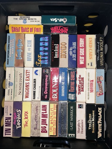 5,000+ VHS Tape Lot Pick & Choose $5 Flat Ship VHS TREASURE HUNT OOP Western VHS - Picture 3 of 13
