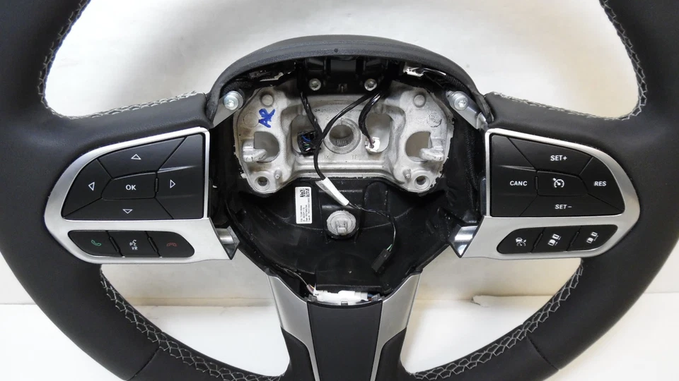 2022-2024 Chrysler Pacifica Leather Steering Wheel Heated w/ Controls Black OEM - Image 2 of 4