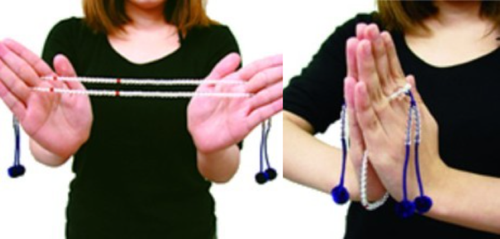 Prayer Beads Japanese Juzu Shingon Sect Bodhi x Jade w/Box for Men Kyoto Made - Picture 8 of 9