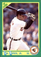 Cal Ripken, Jr. 1990 Score #2 Baltimore Orioles FREE SHIPPING AutographDen