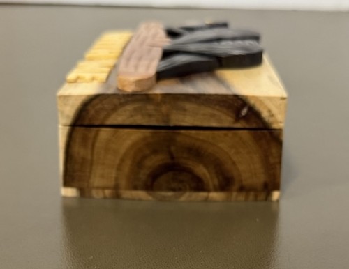Carver Dan’s Holz Puzzle Box BÄR MIT MIR versteckte Aufbewahrung Neu mit Box - Bild 6 von 14