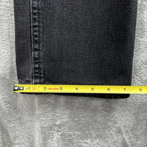Pantalones de mezclilla negros para mujer Wrangler Essential tiro medio Bootcut Wrq20bl 3/4x29 - Imagen 13 de 13