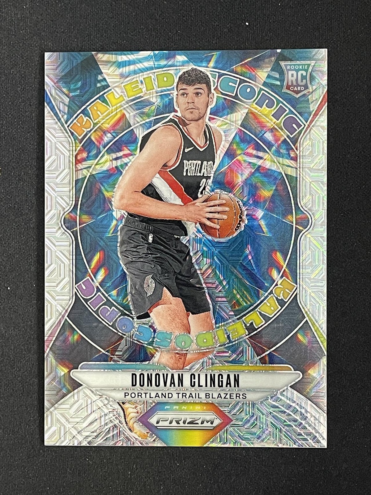 Donovan Clingan 2024-25 Panini Prizm Kaleidoscopic Mojo Prizm 09/25 RC #18