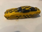 Tyco Camaro Drag Funny Car Slot Car Checkered Yellow Racing Body
