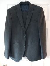 Next suit mens chest 38s waist 32s grey