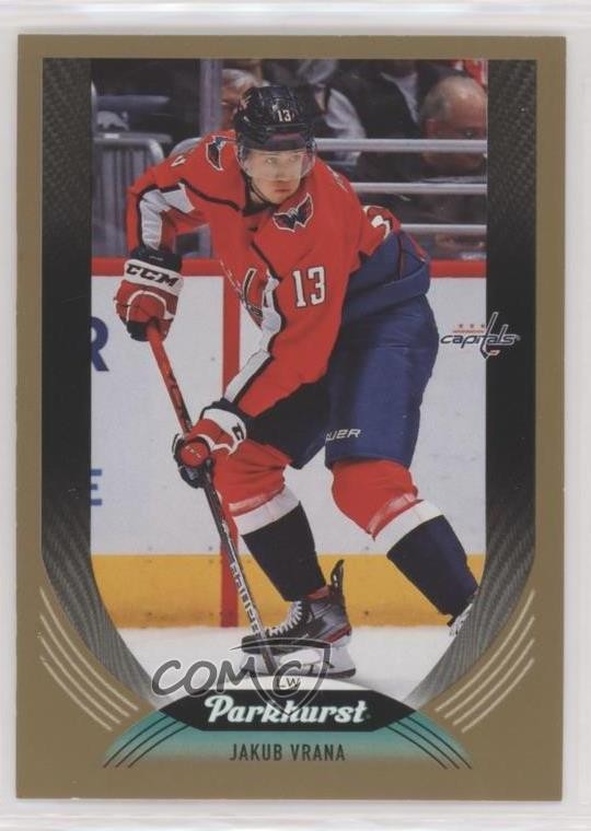 2020-21 Upper Deck Parkhurst Retail Gold Border Jakub Vrana #76