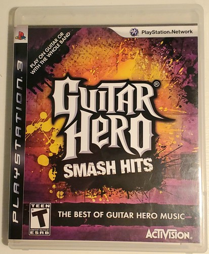 PS3 Guitar Hero SMASH HITS Spiel * Hülle * Artwork * Booklet - Bild 1 von 4