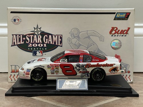 2001 Dale Earnhardt Jr Budweiser MLB All Star Revell Monte Carlo Daytona 1/24 - Picture 9 of 16