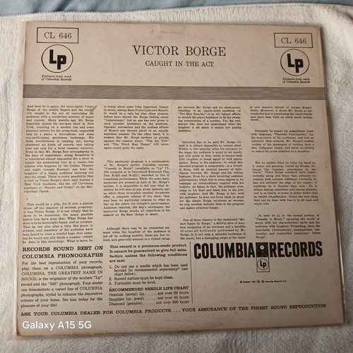 Victor Borge – Caught In The Act - VINYL RECORD LP - Picture 2 of 9