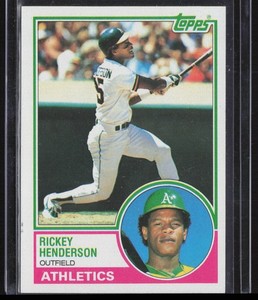 1983 Topps #180 Rickey Henderson