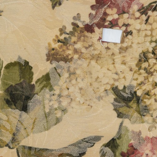 1996 Richloom Abstract Hydrangea on Cotton Blend Damask Weave Fabric | 8 yds - Picture 5 of 5