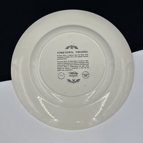 Wedgwood Williamsburg Yorktown, Virginia (1) 10 3/8" Collectors Plate •PRISTINE• - Picture 7 of 16