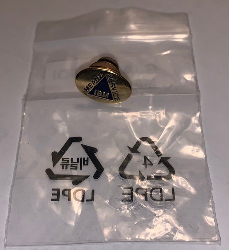 Vintage Gold gefüllt IBM Means Service Mitarbeiter Auszeichnung Brosche Anstecknadel - Bild 7 von 7