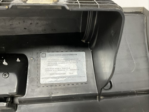 2007-2013 Silverado Sierra Tahoe Dashboard Glove Box Storage Compartment Gray - Foto 7 di 8