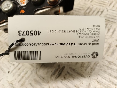 AUDI Q3 SPORT TFSI S-A ABS PUMP MODULATOR CONTROL UNIT 5N0614109CL - Picture 5 of 10