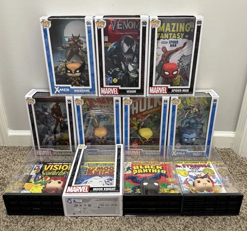 Funko Pop! Marvel Comic Covers Wolverine Spider-Man Venom Moon Knight YOU PICK