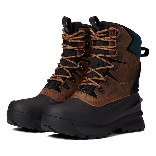 The North Face Mens Chilkat V 400 Hiking Boots US 10.5 Brown Leather WP NWOB