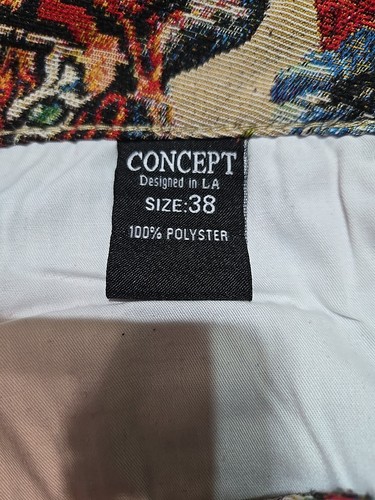 CONCEPT DENIM TAPESTRY - TIGER Men's Pants Sz. 38 - Picture 15 of 16