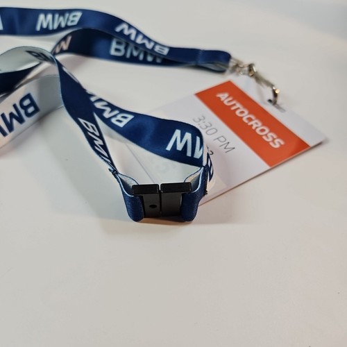 BMW Ultimate Driving Experience Autocross PARTICIPANT Badge Key Chain Lanyard - Picture 3 of 3