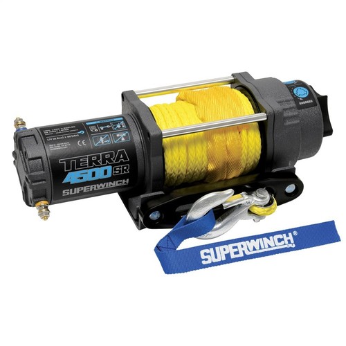 Superwinch Fits 4500 LBS 12V DC 1/4in X 50ft Synthetic Rope Terra 4500SR Winch - - Bild 2 von 10