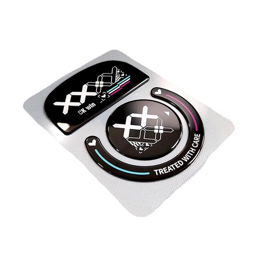 Glass Mouse Skates Glide Feet Pads Mouse Feet Sticker for G Pro X Superlight - Afbeelding 5 van 10