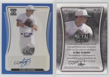 2020 Leaf Metal Draft Blue Rainbow /35 Slade Cecconi #BA-SC2 Auto