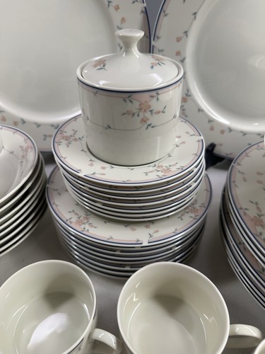 Sango Bridal Rose 1036 Japan Fine China Dinnerware Set 46pc Floral Vintage - Picture 5 of 24