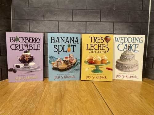 Josi S. Kilpack lot of 4 Culinary Mysteries- No. 5, 7, 8 & 12