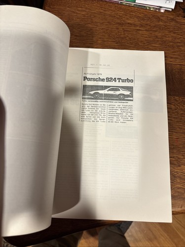 Vintage 1978 German newspaper articles On Porsche models - Picture 8 of 11