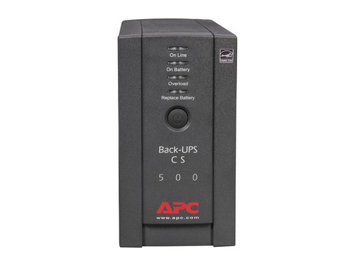 APC BK500BLK Back-UPS CS - UPS - External - Standby - AC 120 V - 300 Watt / 500 - Picture 2 of 5
