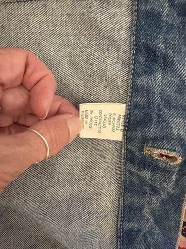 Vintage Calvin Klein Denim Trucker Jacket Size L Made In USA - Picture 8 of 11