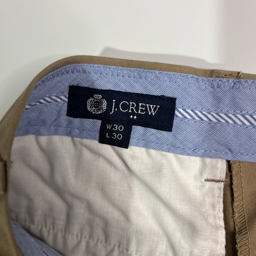 J. Crew Hose Herren 30X30 Braun Kupfer Chino Straight Slim Fit Business Freizeit - Bild 5 von 16