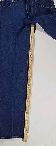 Levi's 501 XX Straight Leg Jeans Fits 34 X 35 Dark Wash Made In Mexico 2003 Y2K - Picture 19 of 21