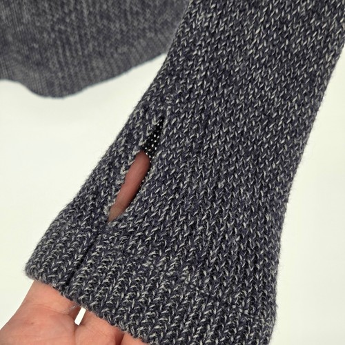Lululemon Women's 4 Cabin Yogi Long Sleeve Cashmere Blend Knit Sweater Top Gray - Picture 6 of 7