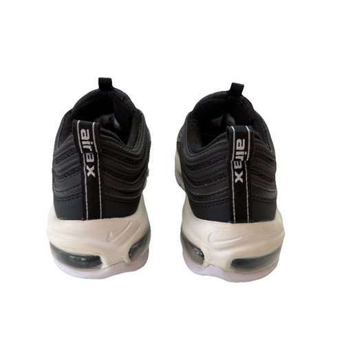 Nike Air Max 97 GS Junior Trainers Black White Size UK 5 New - Picture 4 of 8