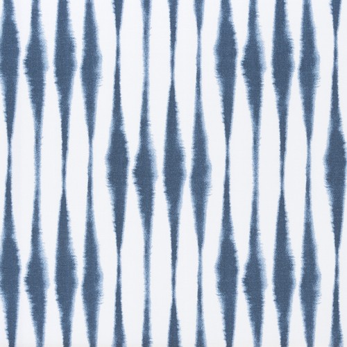 Sorra Home Blue and White Ikat Stripe Indoor/Outdoor Corded Chaise Lounge - Picture 3 of 5