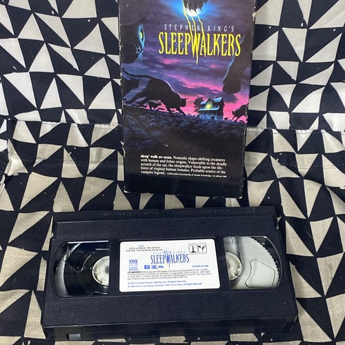 SLEEPWALKERS STEPHEN KING VHS HORROR 1992 BRIAN KRAUSE MICK GARRIS VINTAGE - Foto 8 di 9