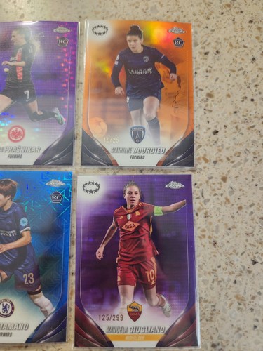 23-24 UWCL Topps Chrome Numbered /25, /199, /250, /299 - Reiten, Frazer etc. - Bild 4 von 4