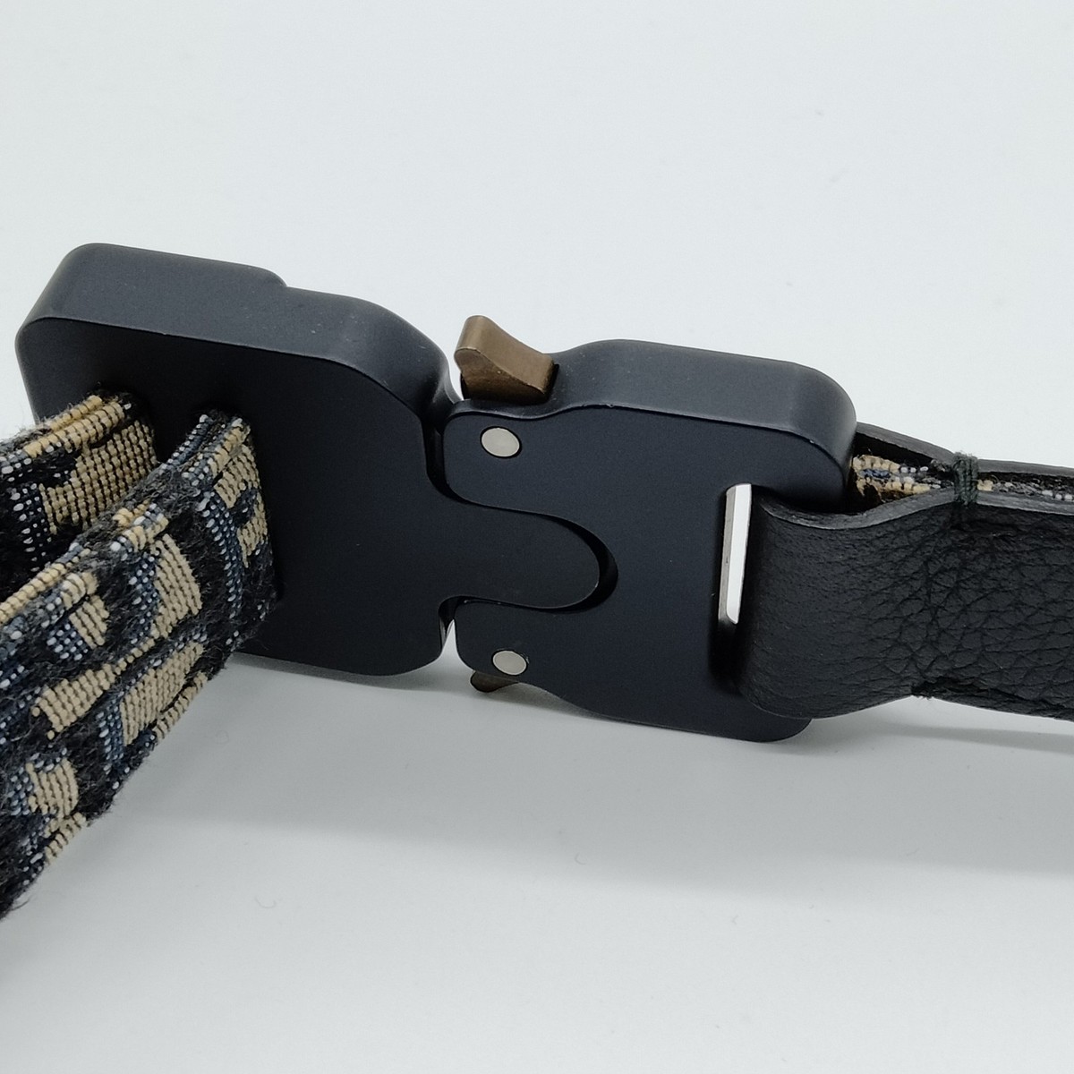 Christian Dior Belt Navy Blue Whites Canvas 4704004 | eBay