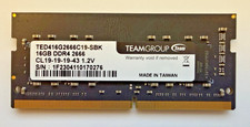 TeamGroup DDR4 2666MHz SO-DIMM 16GB RAM TED416G2666C19-SBK 260-Pin Module