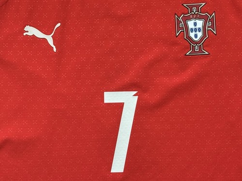 2025 Portugal Authentic Home Jersey #7 Ronaldo XL Puma Player Issue Long Sleeve - Picture 6 of 18