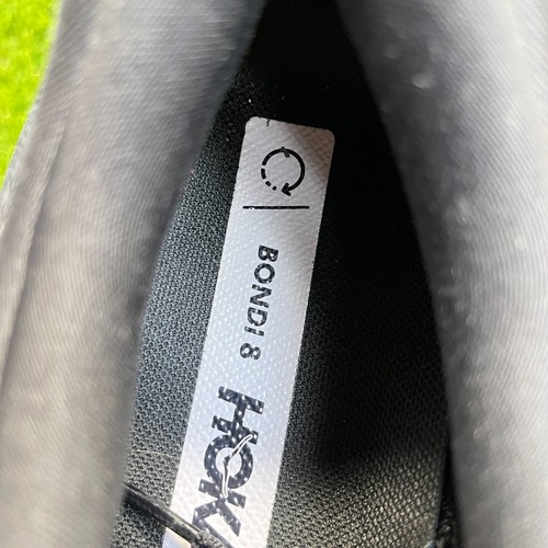 Hoka One One Bondi 8 Herren Größe 11,5 schwarz weiß sportliche Laufschuhe Turnschuhe - Bild 12 von 14