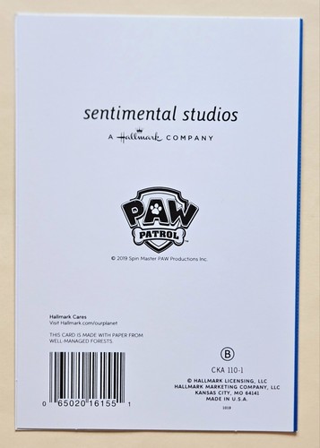 Glückwunschkarte Happy Birthday, Enkel / Paw Patrol (inkl. Briefumschlag 5×7") - Bild 3 von 4