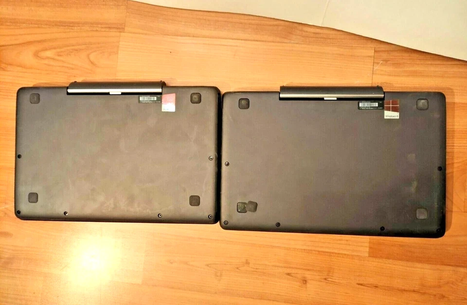 *BROKEN* LOT OF 2X ASUS TRANSFORMER BOOK T100TA WINDOWS LAPTOP TABLET+2 KEYBOARD - Image 2 of 3
