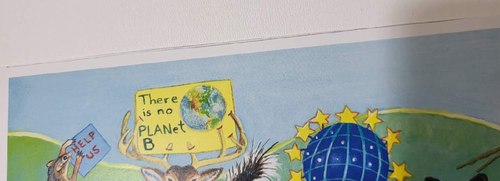 Artist Elizabeth McAfee 29/250 Signed Art Print Earth Day II Asheville, NC 2018 - Picture 4 of 6
